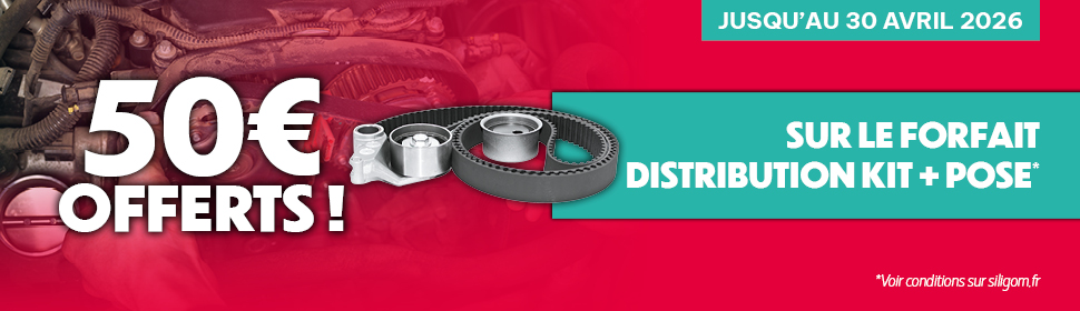 GO LES PROMOS - 50€ OFFERTS SUR LE FORFAIT DISTRIBUTION ET LA POSE !