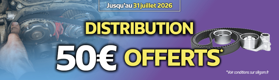 50€ OFFERTS SUR LE FORFAIT DISTRIBUTION !