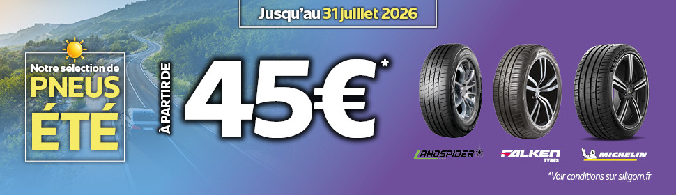PROMOS SUR UNE SÉLECTION DE PNEUS ÉTÉ !