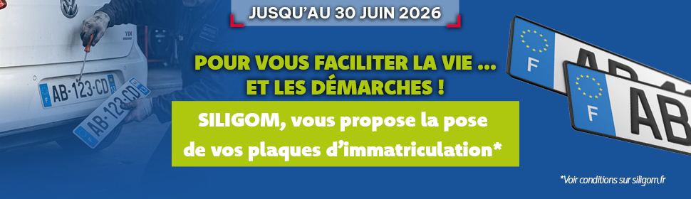SILIGOM S’OCCUPE DE L’IMMATRICULATION DE VOTRE VEHICULE !