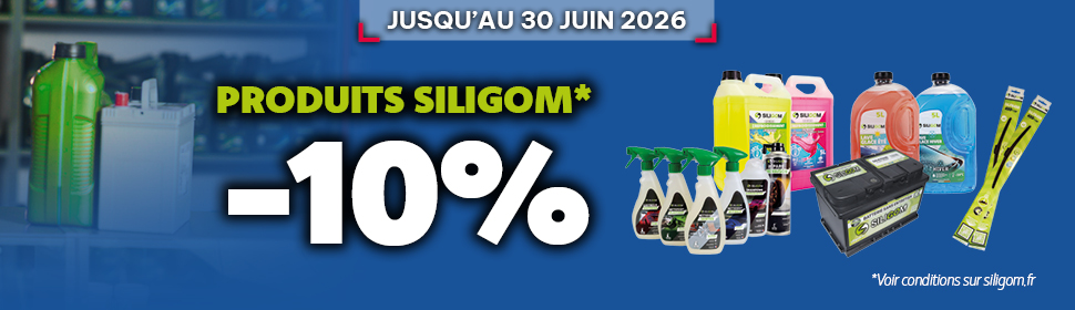 -10% SUR LES EQUIPEMENTS ET LES PRODUITS D’ENTRETIEN SILIGOM !