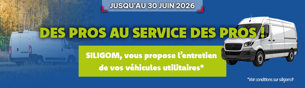 SILIGOM S’OCCUPE DE L’ENTRETIEN DE VOTRE VEHICULE UTILITAIRE !