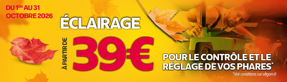 Éclairage : contrôlez et réglez vos phares dès 39 € !