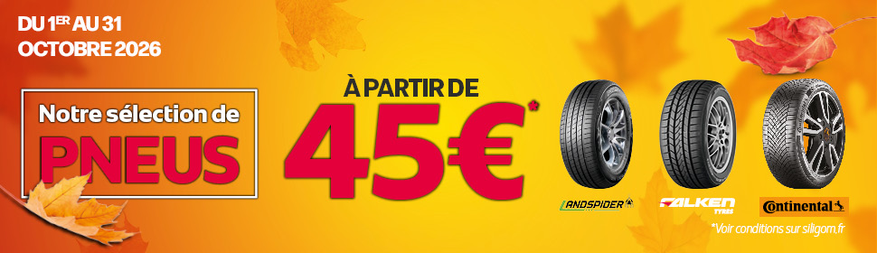 Promos sur une sélection de pneus Landspider, Falken et Continental