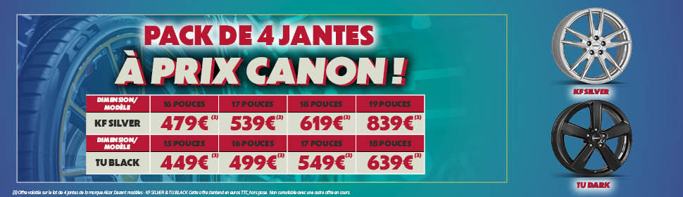 ROULEZ AVEC STYLE AVEC NOS PROMOS SUR LES JANTES RC SPORT !
