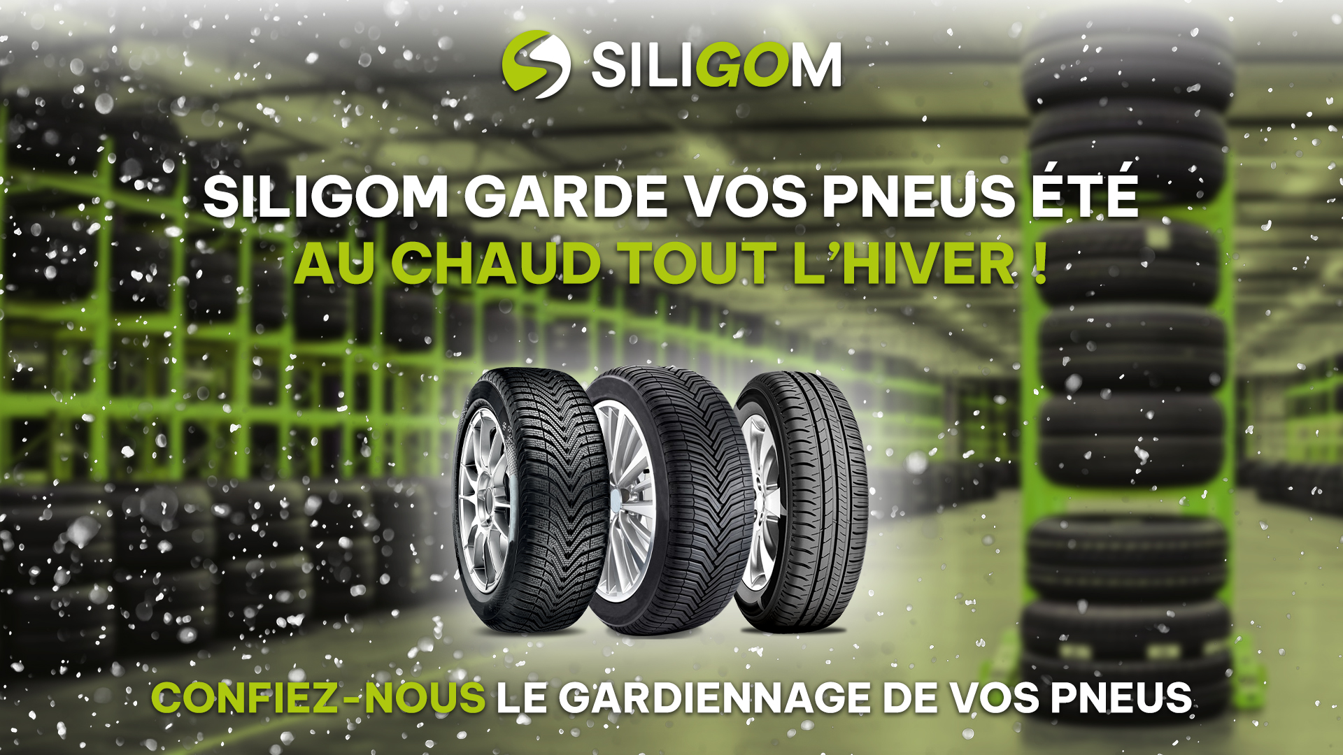 SILIGOM garde vos pneus été tout l'hiver !