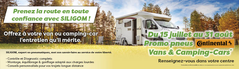 PROMOS PNEUS VAN & CAMPING-CAR - EQUIPEZ-VOUS POUR L'ÉTÉ !
