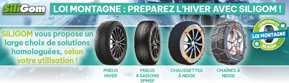 Loi Montagne : Préparez votre véhicule pour l’hiver avec SiliGom