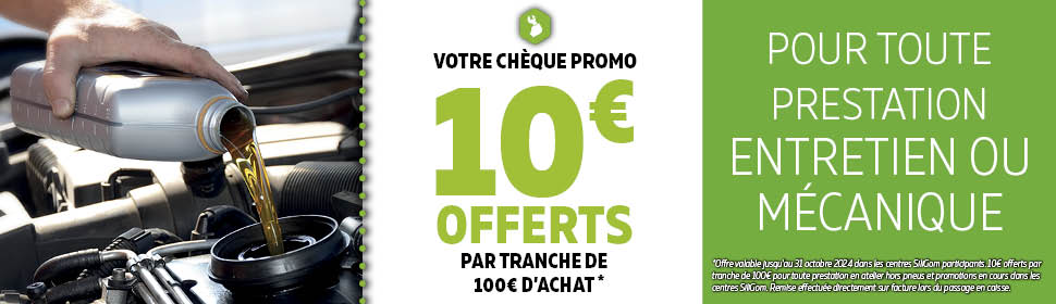 10€ de remise par pallier de 100€
