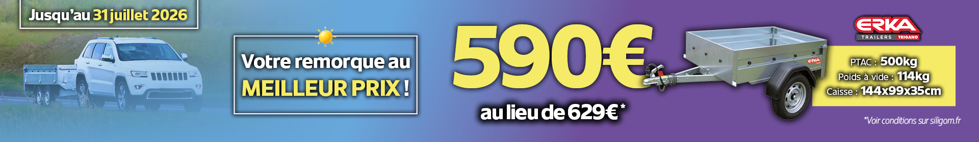 OPE JUILLET 2026 - REMORQUE