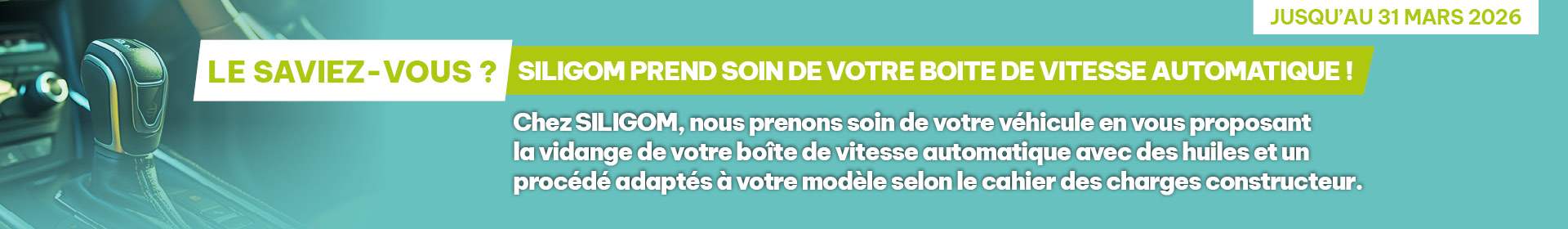 OPE MARS 2026 - VIDANGE BOITE AUTO