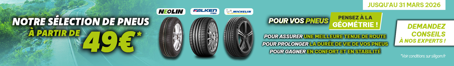 OPE MARS 2026 - PNEUS ET GEOMETRIE