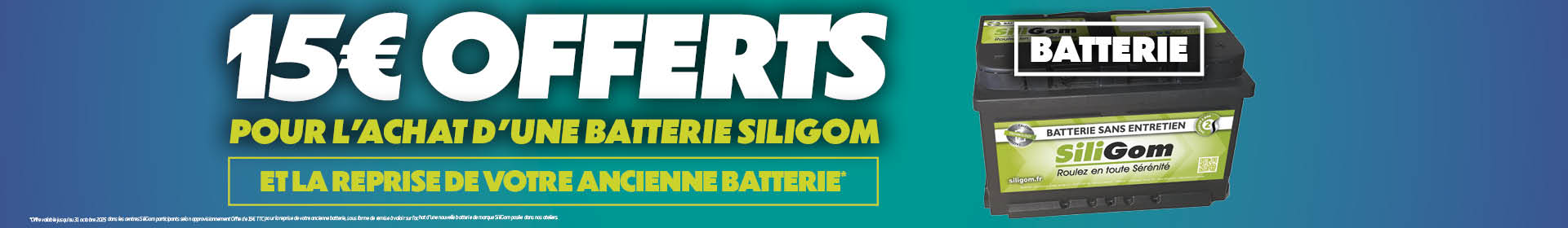 OPE OCTOBRE 2025 - BATTERIE