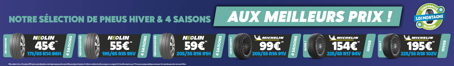 OPE NOVEMBRE 2025 - PROMOS PNEUS