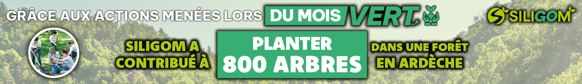 800 ARBRES PLANTES